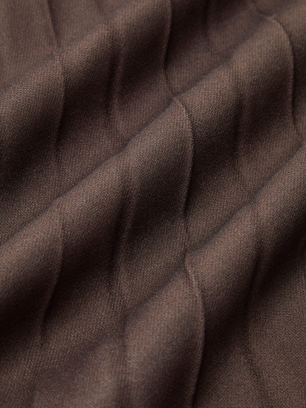 Commense Colorblock Pleated Maxi Skirt — Brown, Rust & Cream - Picture 3 of 4